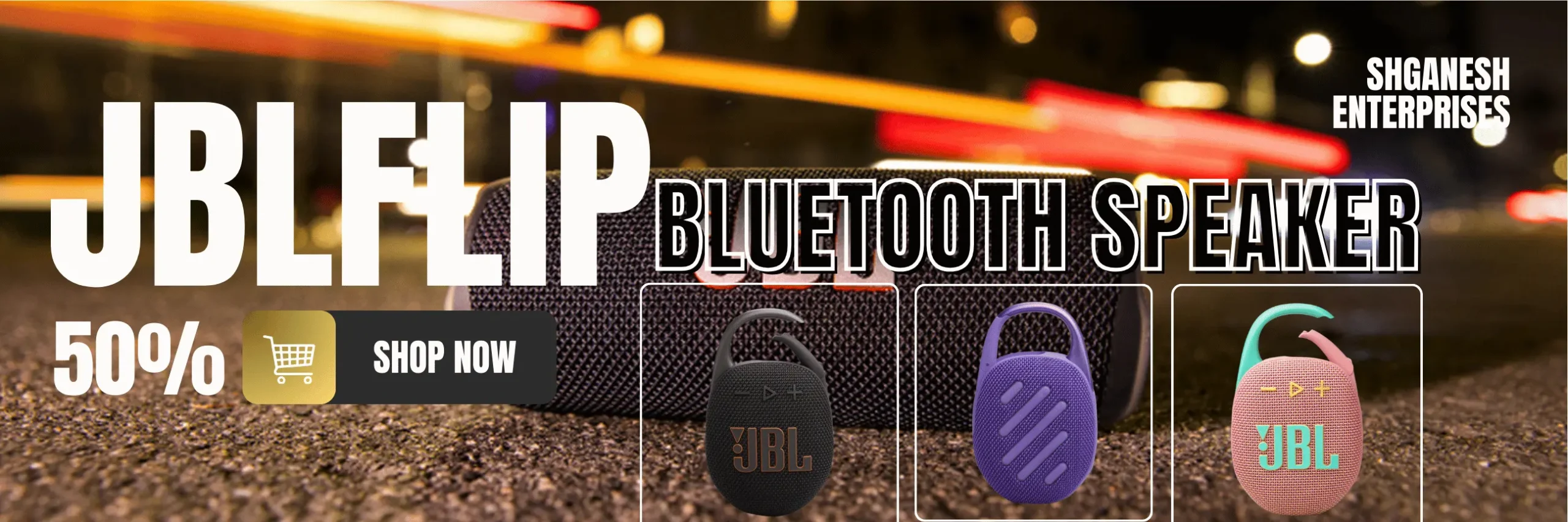 Pink and Black Headphones Billboard (2)